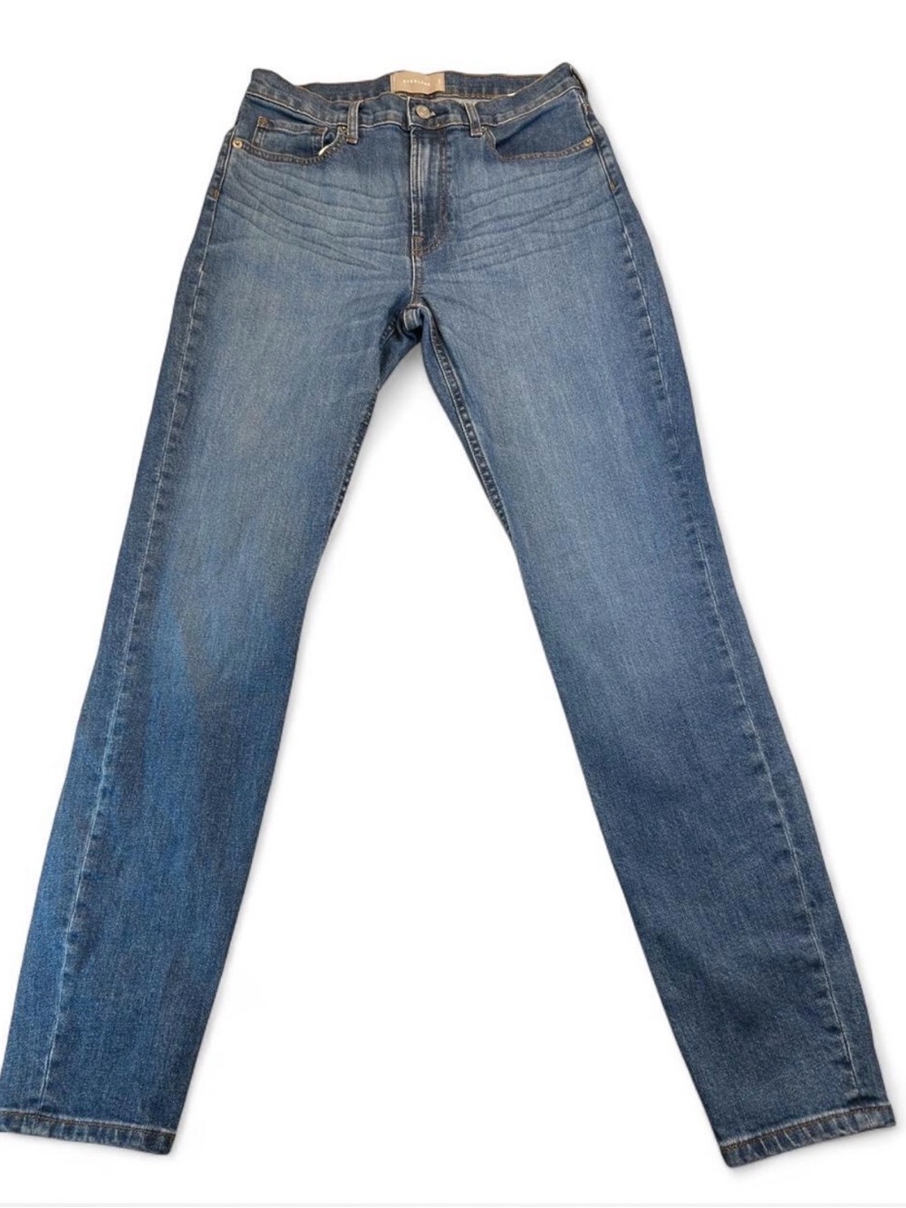 Everlane Men's Straight Jeans in Medium Blue Wash